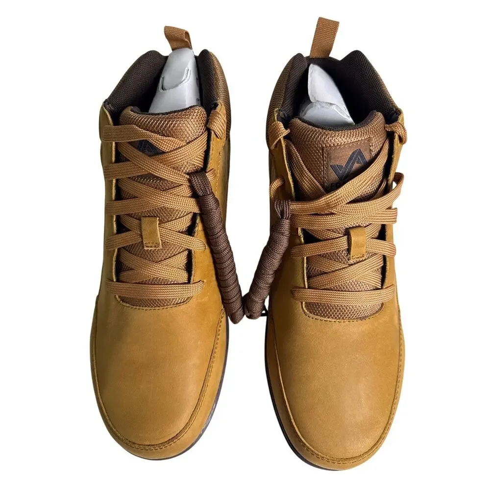Forsake Mason Mid Casual Sneaker Boot Shoes Men's 10 Tan Leather Waterproof